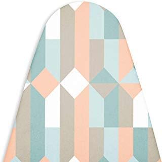 Encasa XO Ironing Board Cover and Pad - Thick 4mm Felt, Heat & Scorch-Resistant, Fits Standard Large Boards 54"x15", Elastic Bungee Cord Tightening, Easy Fit, Stain-Safe Dye, Blocks