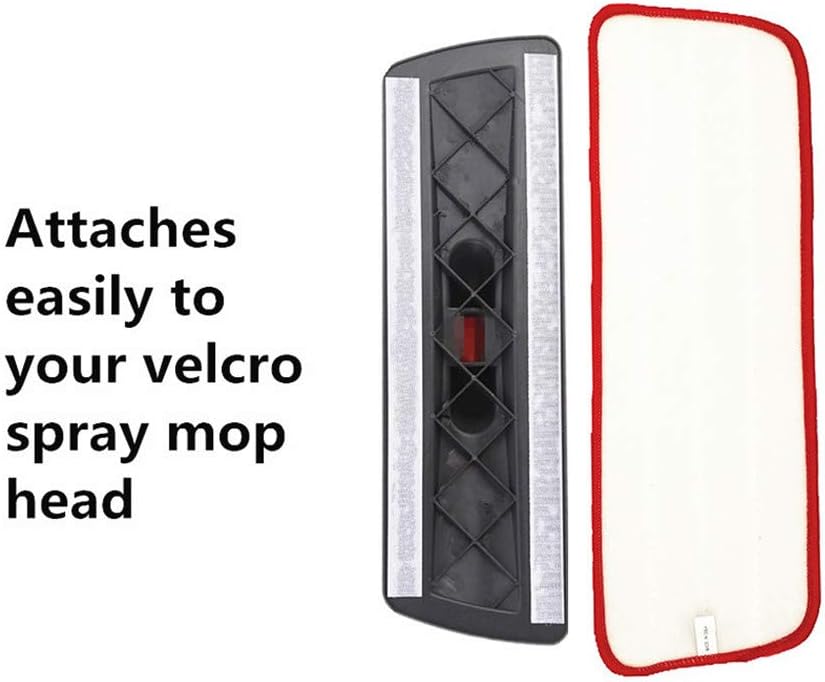 Microfiber Mop Replacement Heads for Wet/Dry Mops Floor Cleaning Pad Fit All Spray Mop (5 Pack)