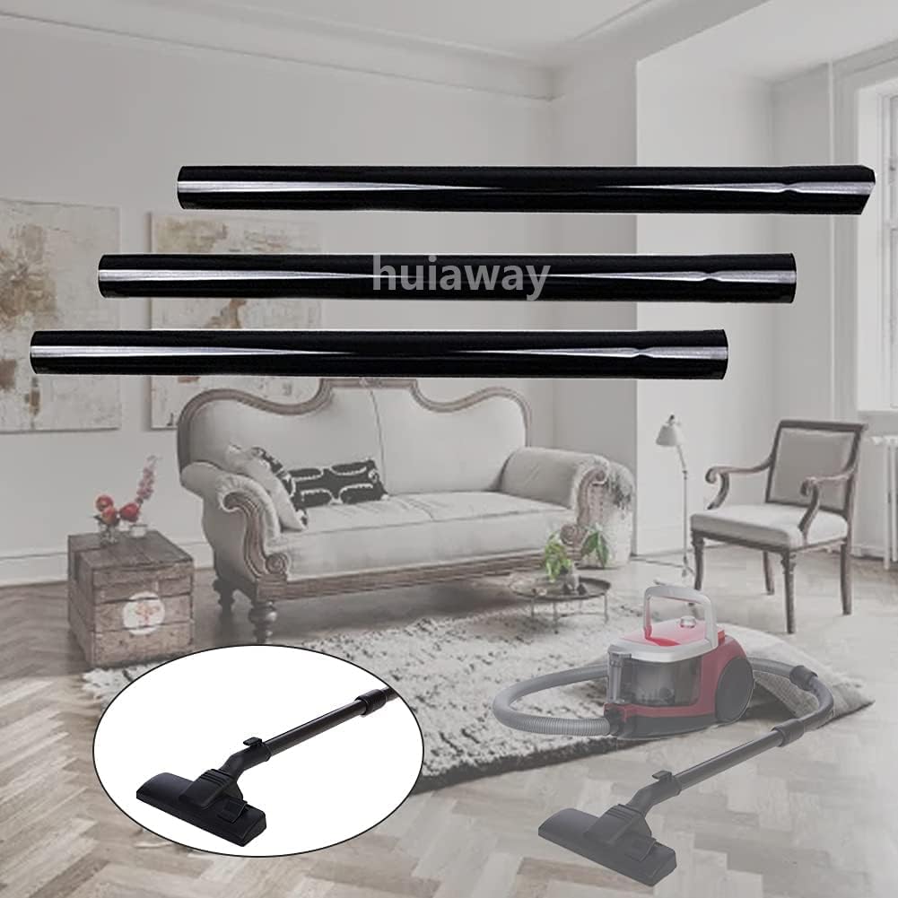 3 Pcs 1.25inch 32mm Vacuum Extension Wand 1 1/4" Plastic Wand Pipe for Vacuum Cleaner Replacement Tubes Extend to 14.6 inch Long