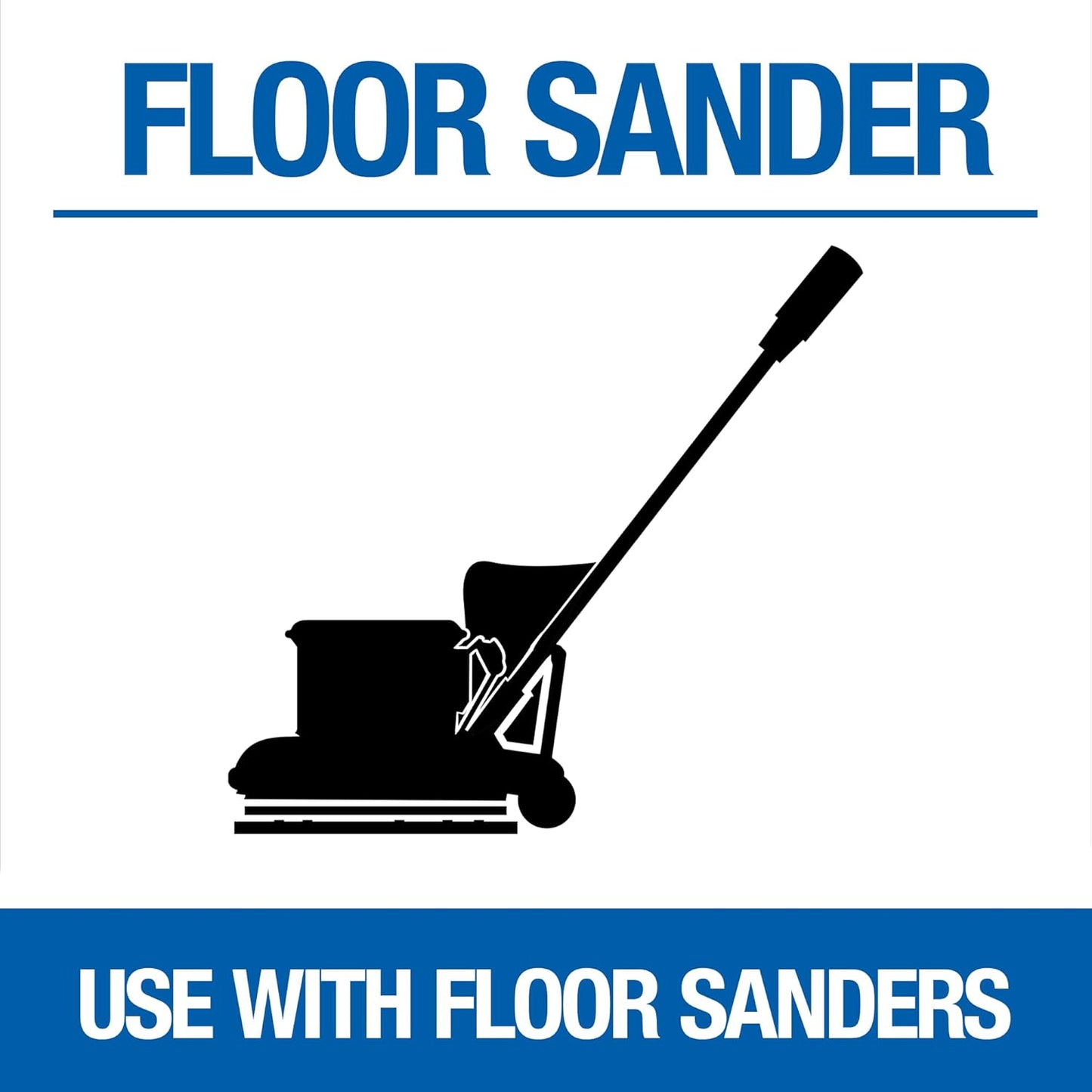 Floor Sanding Screen Disc, 10 Pack, 15", Grit 100