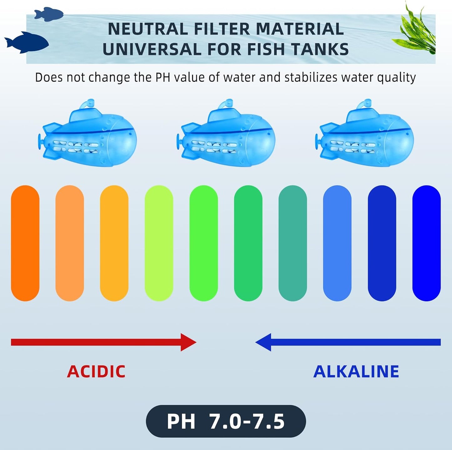 AMI PARTS Humidifier Cleaner Float Submarine for Warm&Cool Most Humidifiers and Fish Tank, Purifie Water, Soften Hard Water, Prevents Hard Water Build-Up, Universal Humidifier Tank Cleaner (6 Pack)