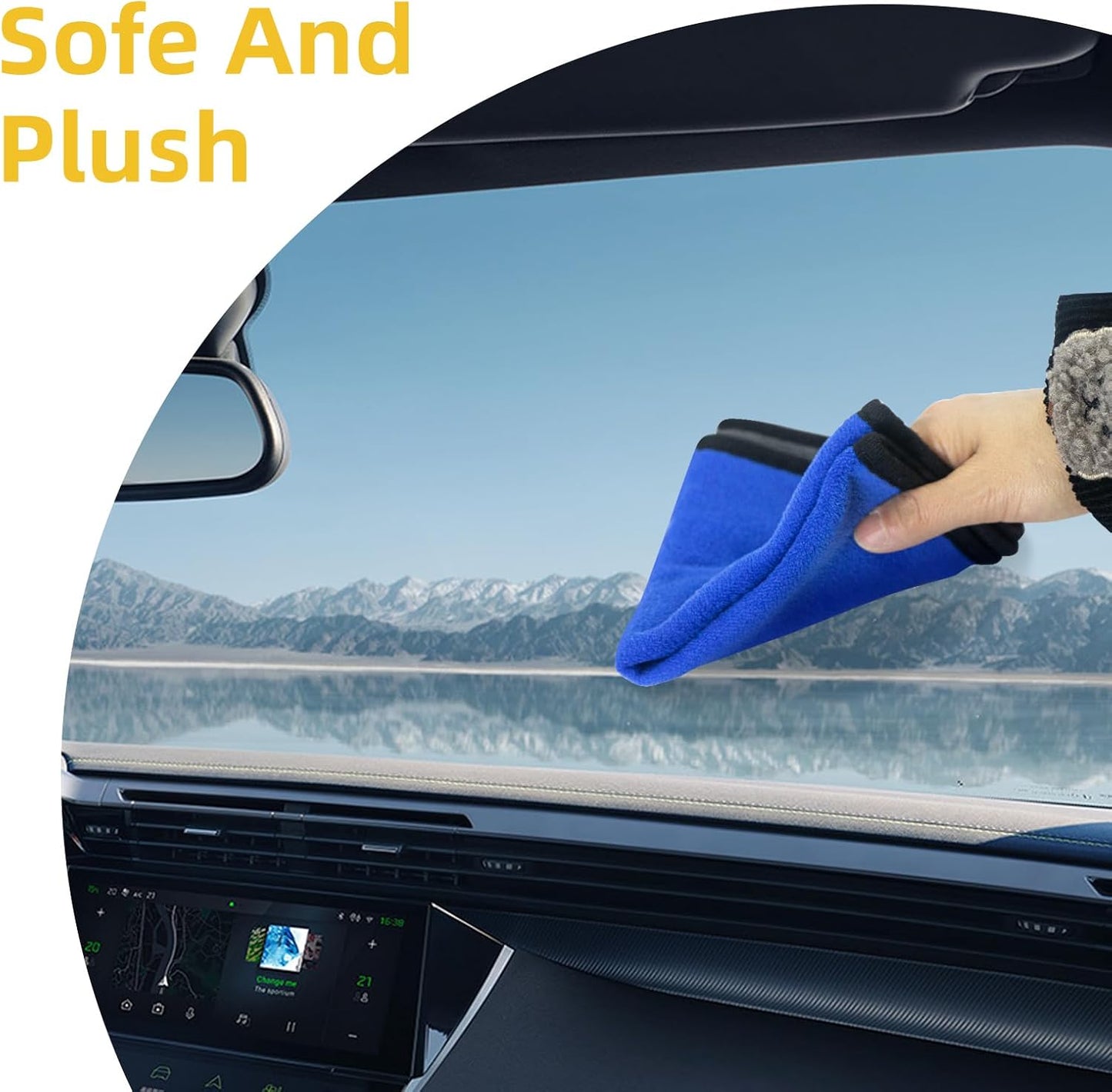 8PCS Car Interior Detailing Kit, Dash Duster for Car Interior Detail Brush with Car Cleaning Gel Automotive Detailing Supplies Kit for Auto, Truck, SUV, RV - Car Gifts for Women