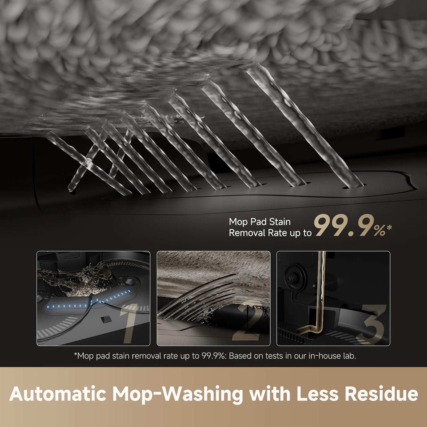 DREAME X50 Ultra Complete Robot Vacuum and Mop with Auto-Empty and Mop Self-Cleaning, 20,000Pa Suction, Obstacle Avoidance and 360° Navigation, Corner to Edge Deep Cleaning, Detangling Brush (Black)