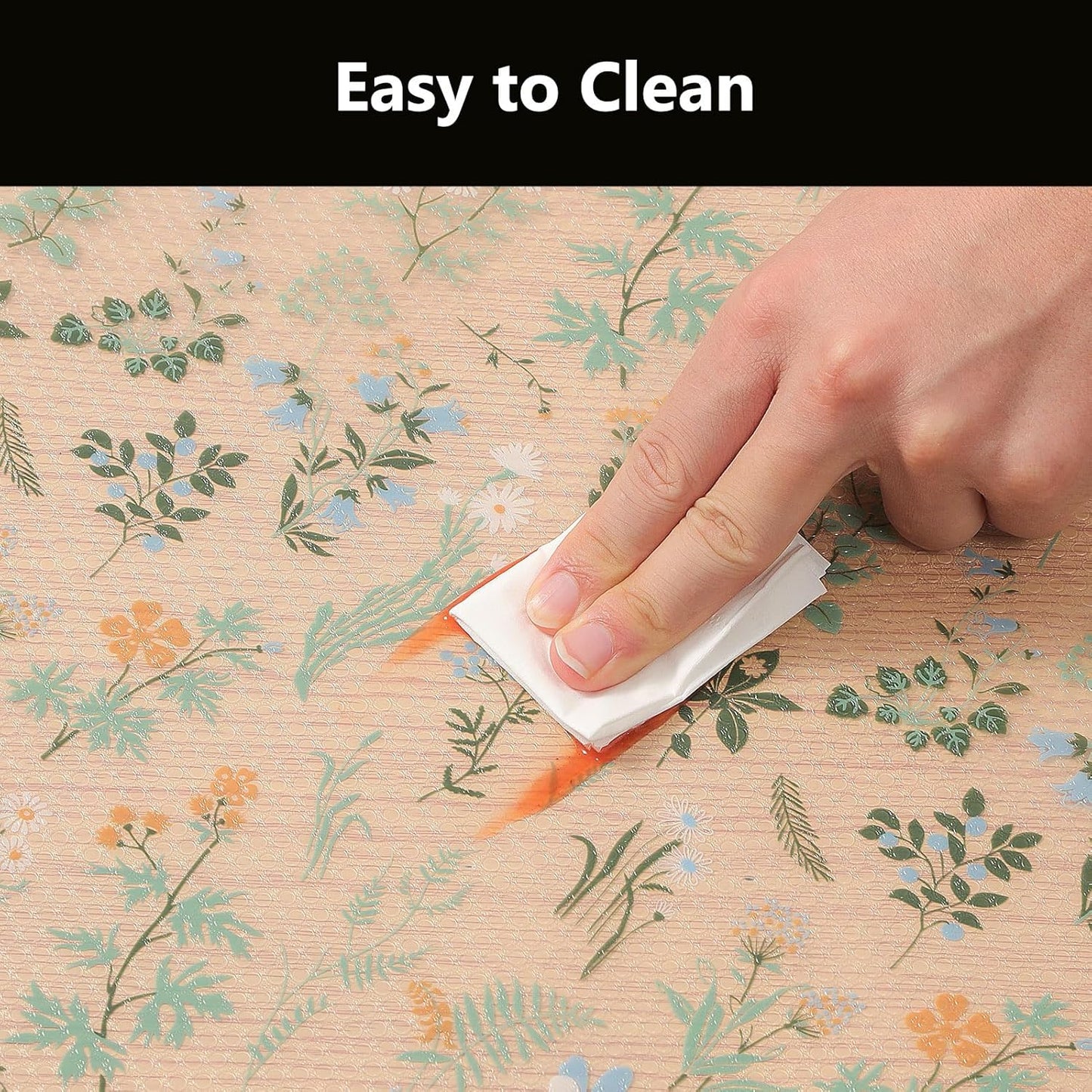 INNOLITES Shelf Liners for Kitchen Cabinets – Drawer Liner Waterproof & Oil-Proof, Non-Adhesive EVA Mat – Durable & Washable – for Shelves, Cupboard, Dresser 11.8" x 360"