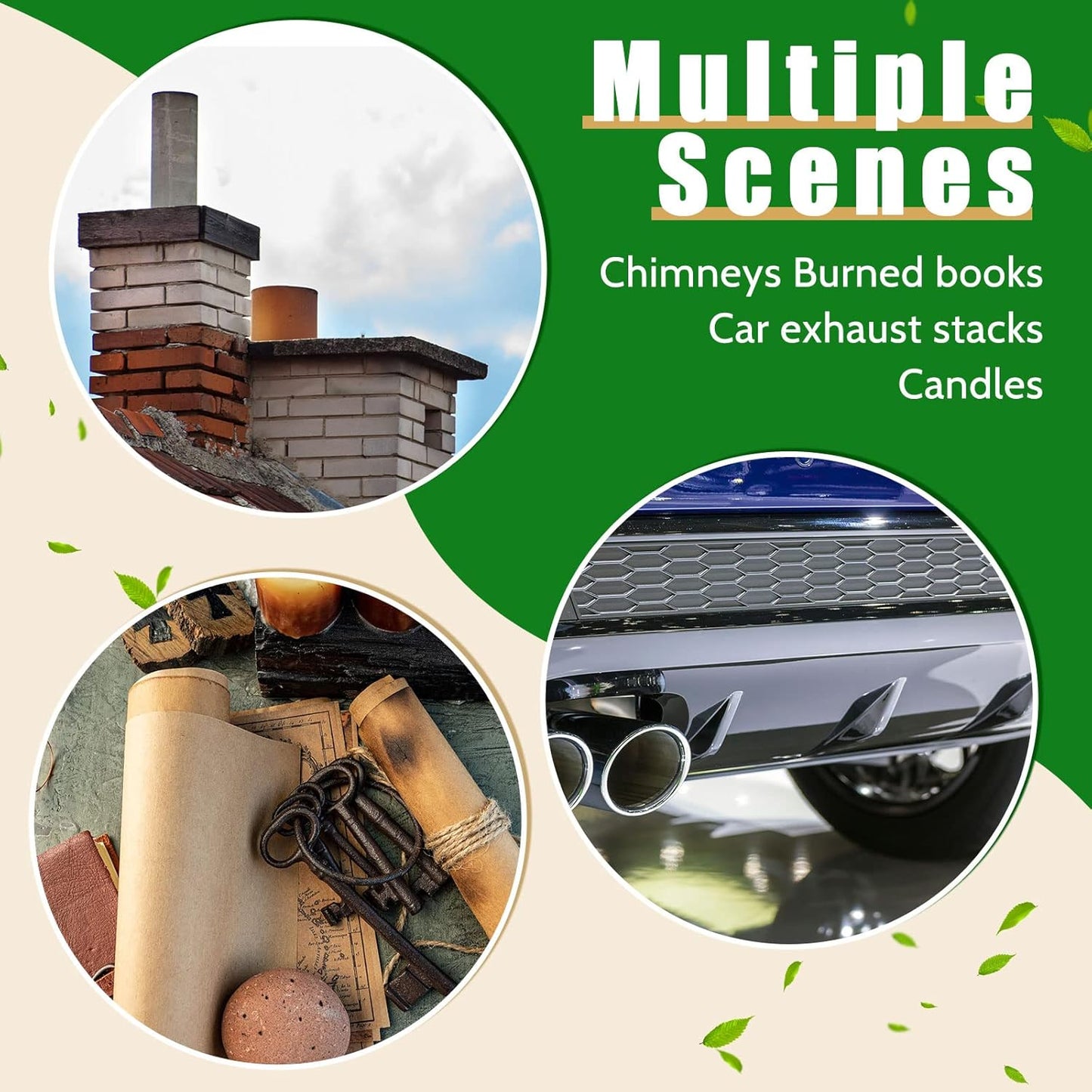 Tessco for you 3 Pcs Reusable Soot Eraser Sponge for Dry Cleaning - Effective Soot Remover for Pet Hair, Dust, and Dirt on Painted Walls, Books, and Car Interiors