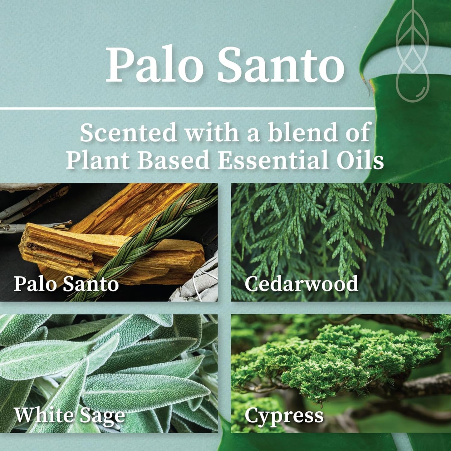 Hemlock Park Palo Santo Room Spray | Naturally Scent Your Space | Sustainably Made in USA with Essential Oils and Botanicals | 4 oz Glass Spray