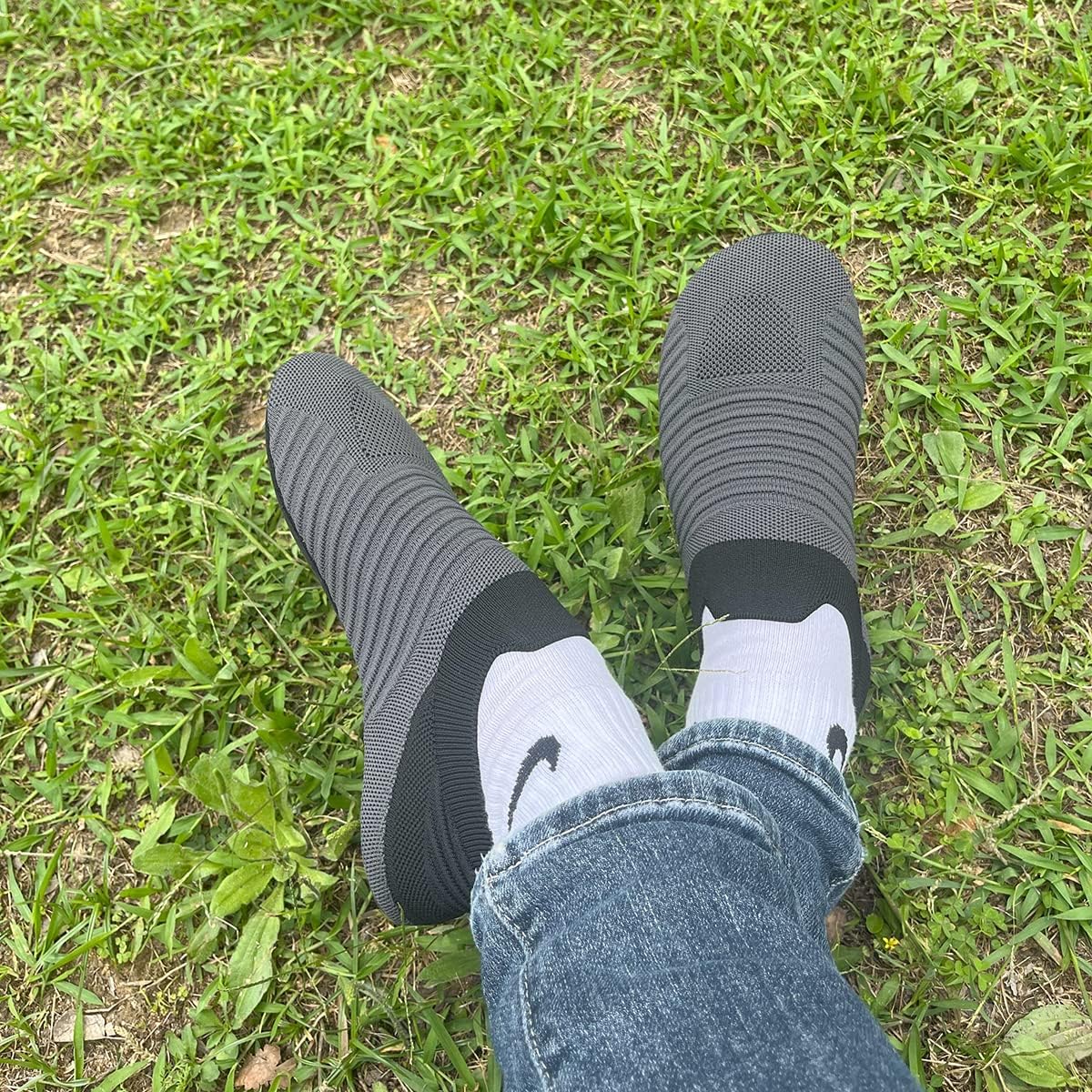 Adult Indoor House Slippers Socks Lightweight Non Slip Grip House Home Shoes for Women Men