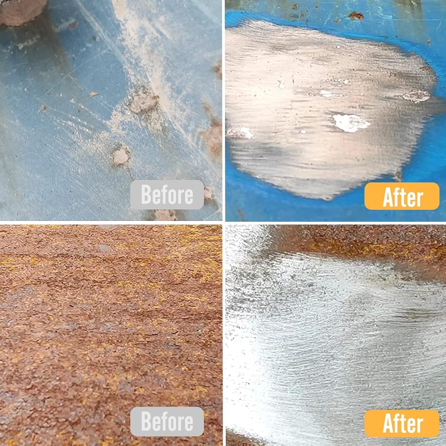 10 Pack Strip Disc Wheel for Angle Grinders Stripping Wheel, Paint Stripping Disc, Poly Abrasive Wheel for Metal Rust Welds, Oxidation, Paint Remover (4'' x 5/8''-Purple+Blue)