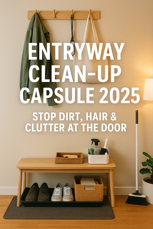 2025 Entryway Clean-Up Capsule: Stop Dirt, Pet Hair & Package Chaos at the Door