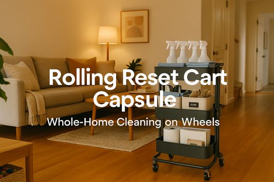 “Whole-Home Rolling Reset Cart 2025: One Cleaning Capsule That Follows You Room to Room”