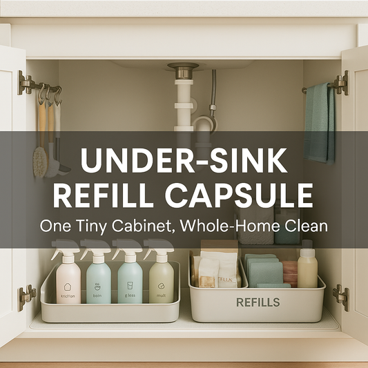 The 2025 Under-Sink Refill Capsule: One Tiny Cabinet for Every Eco Cleaning Job