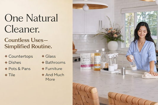 A Fragrance-Free, Low-Waste Cleaning Reset: Why Concentrate + Reusable Glass Bottles Are the “New Essentials” for Modern Homes