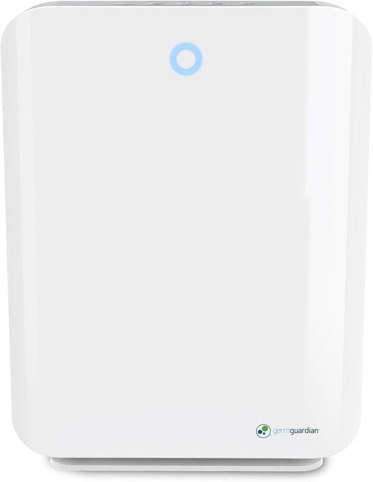 GermGuardian HEPA Air Purifier for Home, Large Rooms up to 1760 Sq. Ft. with HEPA Air Filter & UV-C Light, Zero Ozone Verified, AC5900WCA, White