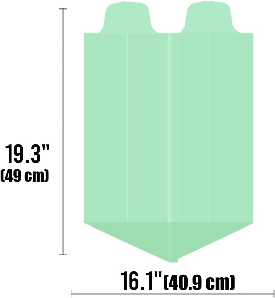 1-2 Gallon Flap Tie Compostable Trash Bags, 120 Count Small Compost Bags, Biodegradable Kitchen Garbage Bags, Food Scrap Waste Bags for Countertop Bin, ASTM D6400, US BPI Certified