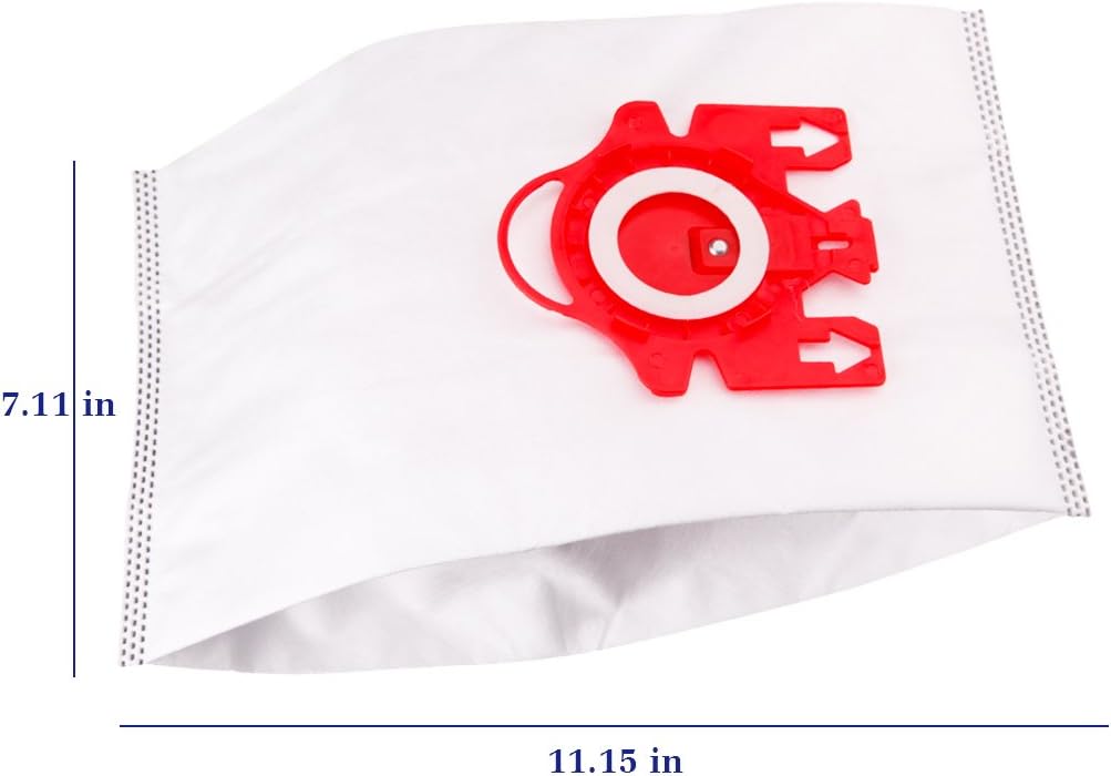 20 Pack 3D Airclean Bags Replacement for Miele FJM Vacuum Compact C1 Compact C2 Complete C1 S241, S290, S300i, S500, S700, S4, S6 Series,5 Motor Protection Filters 5 Air Clean Filters