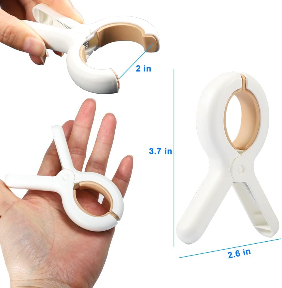 9 PCS Beach Chairs Towel Clips,Quilt Drying Clip, Plastic Clothespins, Strong Grip Holder to Dry Laundry on Clothesline and Hanging Rack (Small)