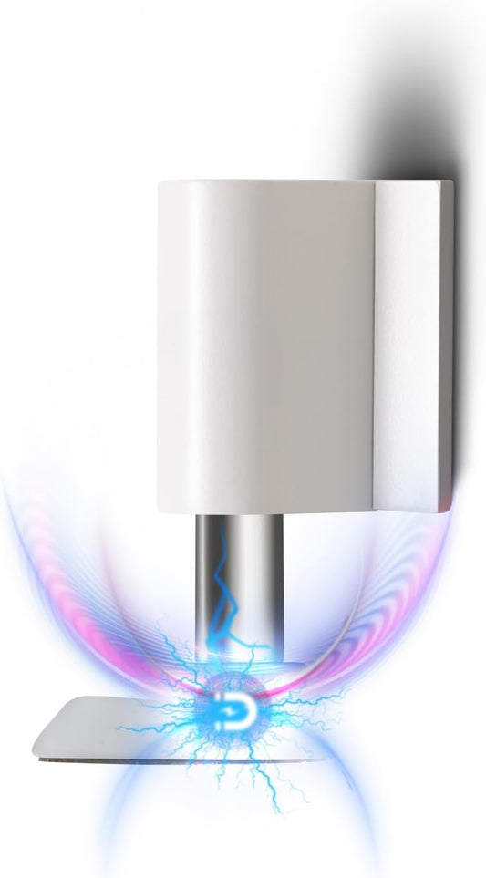 3 Pack Magnetic Door Stoppers Retractable Bottom of Door Holder No Drilling Mount Floor Door Stop with Screws and Adhesive Catch Door Keep Door Open White WT-3