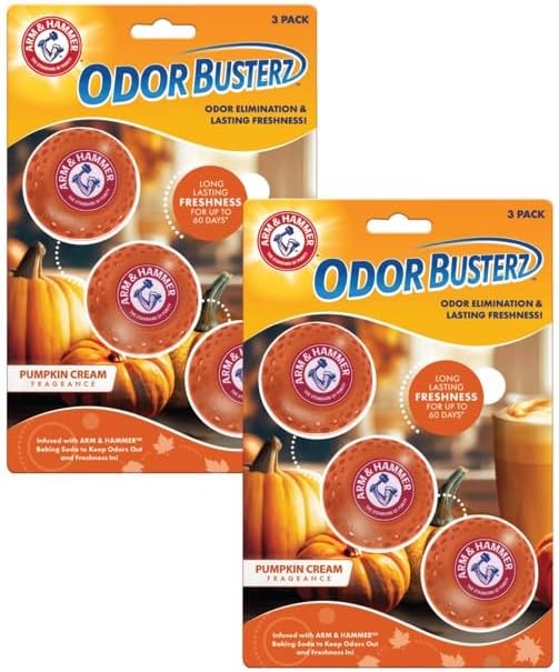 A&H Odor BusterZ Pumpkin Cream 6pk Blister