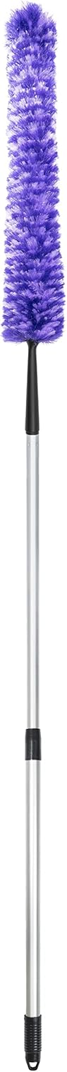 Fuller Brush Furry Wand Duster - 30" Netted Fiber Cleaner - Bendable Hand Sweeper Cleans Dust Dirt Lint & Cobwebs on Window Blinds Shelves Counters & More