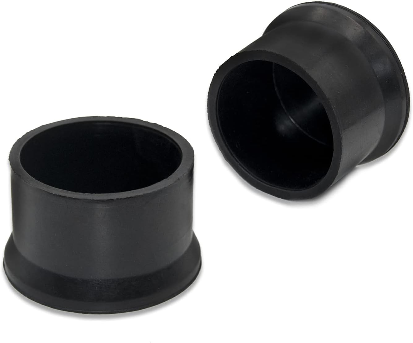 Flyshop Furniture Table Covers Non-Slip Heavy Duty Rubber Leg Tips Chair Leg Caps Floor Protector Round Black 4PCS Size 50mm, 2"