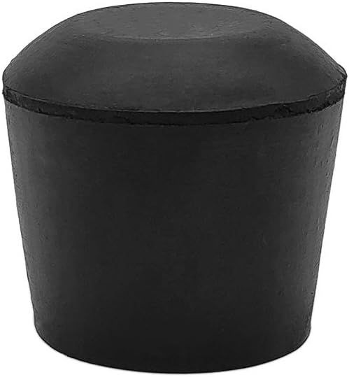 Flyshop Furniture Table Covers Non-Slip Durable Rubber Leg Tips Chair Leg Caps Floor Protectors Round Black 4PCS Size 28 mm, 1-1/8"