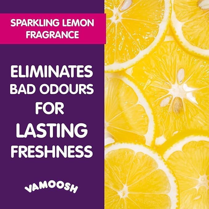 Vamoosh 6-in-1 Washing Machine Cleaner | Patented Pet Hair Dissolving Technology | No Harmful Chemicals | Removes Limescale | Deep Clean | Descales | Lemon Fresh Scent | 150g (Pack of 6)