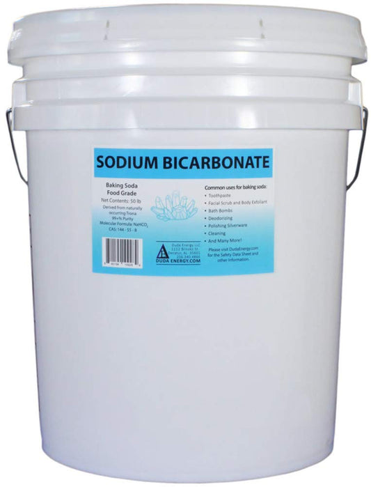 50 lb Pail of USP Pure Sodium Bicarbonate Powder Organic Food Grade Listed Pure Baking Soda