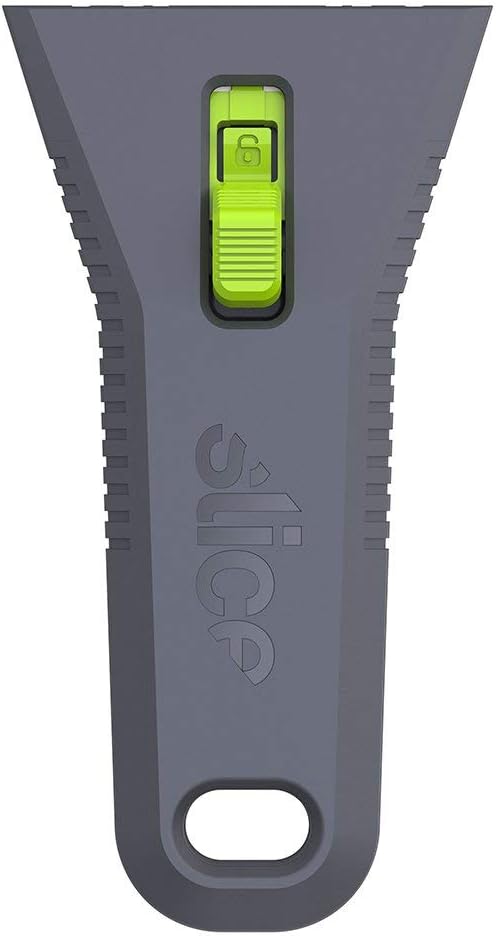 10593-CS Auto-Retracting, Utility Scraper, Locking Ceramic Blade, Rust Free, Finger Friendly, Soft-Touch Comfort Grips Reduce Strain, 12 Pack