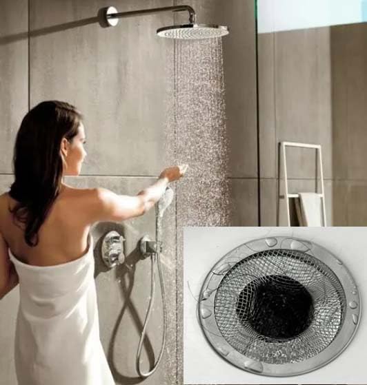 10PCS Mesh Sink Drain Strainer Bathroom, 2.75" Stainless Steel Slop Basket Filter Trap Hair Catcher, Tub Drain Screen Filter Cover Mesh Bathroom Bathtub RV Laundry Lavatory Balcony Utility