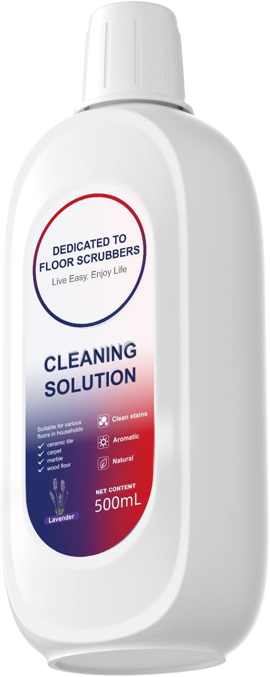 Floor Cleaning Solution 500ml Lavender Fragrance Cleaning Solution Refill Compatible With TINECO iFLOOR, iFLOOR 3, S3, S5, S5 COMBO, S5 Pro 2, One S6, S7 PRO, S7 COMBO Wet Dry Vacuum (1 bottle)