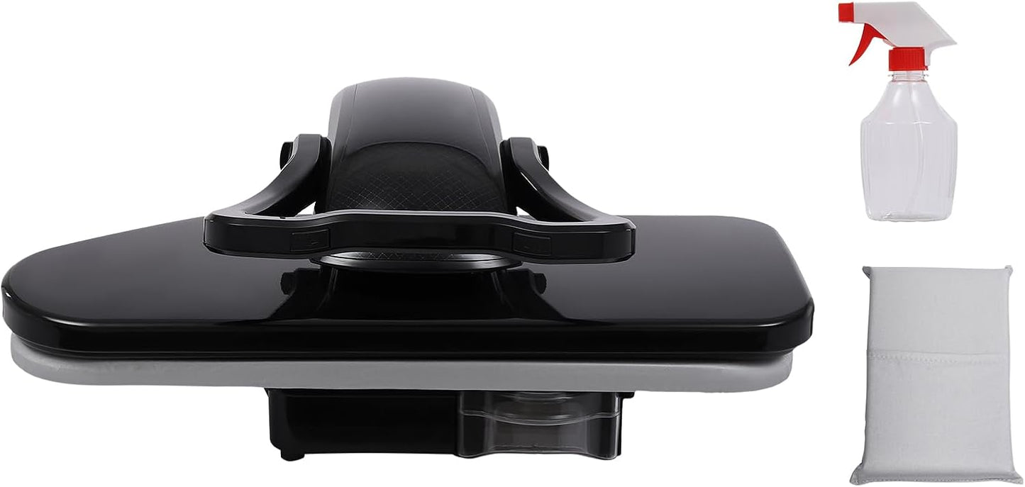 Intelligent Steam Press with 5 Fabric Setting Professional Steamer 1600W for Home/Business 36inch Non-stick Large Pressing Surface Auto Shutoff & Temp Settings Digital Touch Screen (Black)