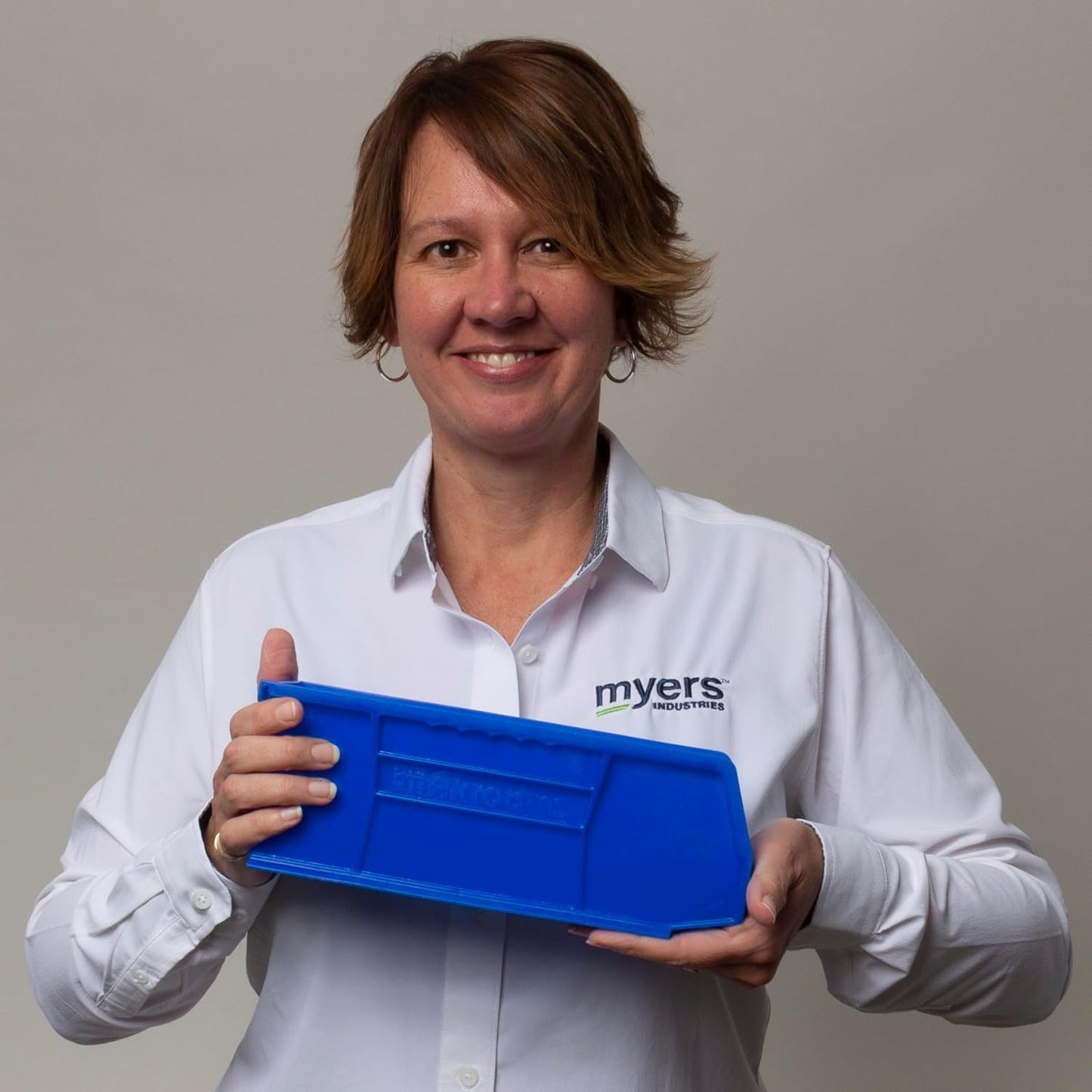 Akro-Mils 30224 AkroBins Plastic Storage Bins, Space-Saving Stackable Bins for Garage, Pantry, Craft Organization, 11" L x 4" W x 4" H, Yellow, 12-Pack