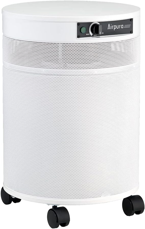 Airpura V600 Air Purifier for Home, V600 True HEPA Filter, Helps to eliminate thousands of airborne particles from air