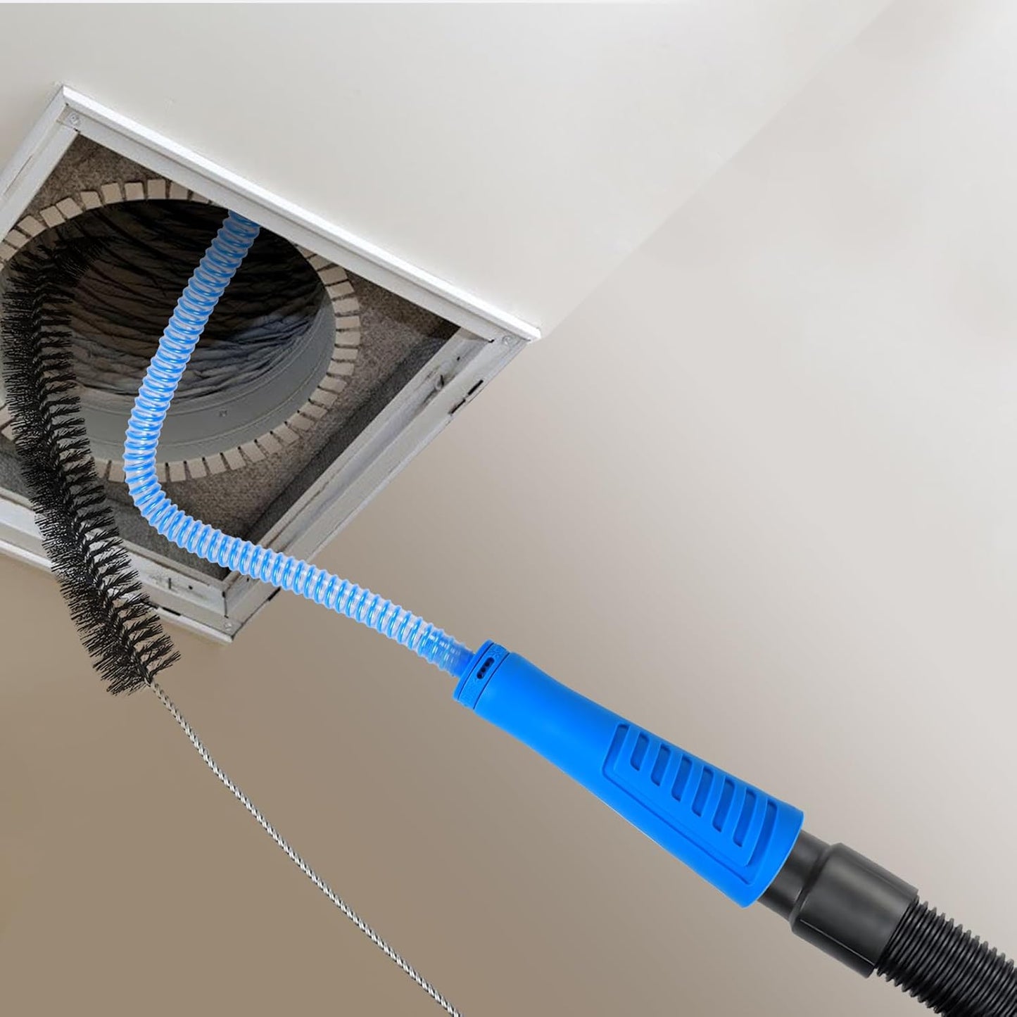 Dryer Cleaner Vent Brush - 70cm or 75cm Long Flexible Dryer Vent Cleaner & Refrigerator Condenser Coil Brush Long Flexible Refrigerator Coil Cleaning Brush (Hose)