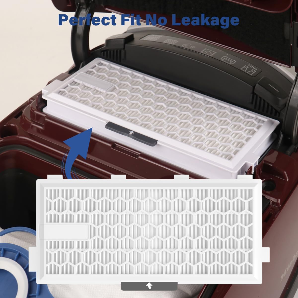 6 Packs GN 3D Airclean Bags Replacement for Miele Complete C2 C3 and S2, S5, S8, S400i Series Vacuums with 2 SF-HA 50 HEPA Filters, 6 AirClean Filter and 6 Pre-motor Protection Filter