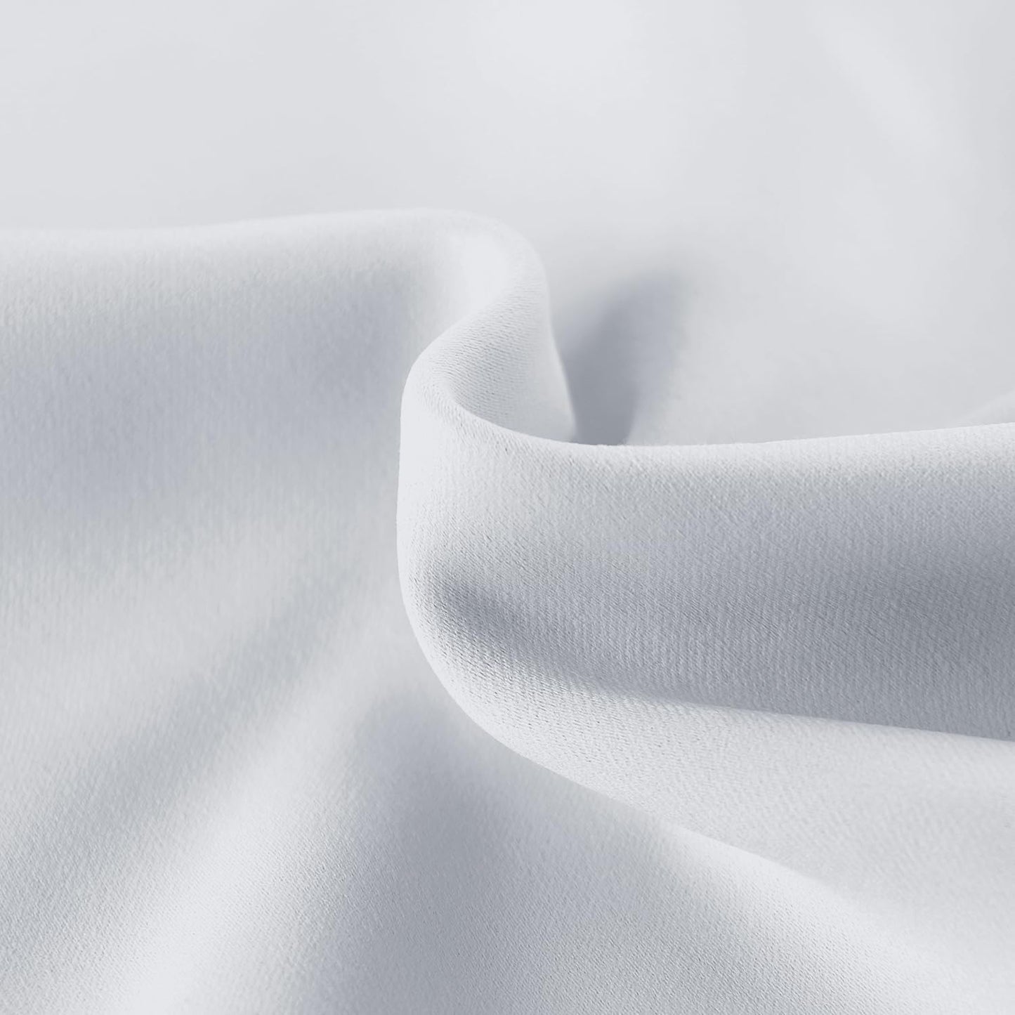 DWCN French Door Curtains – Rod Pocket Thermal Curtain for Doors with Glass Window, Kitchen and Patio Doors for Privacy, 12 X 72 Inches Long, 1 Curtain Panel with Tieback, Greyish White