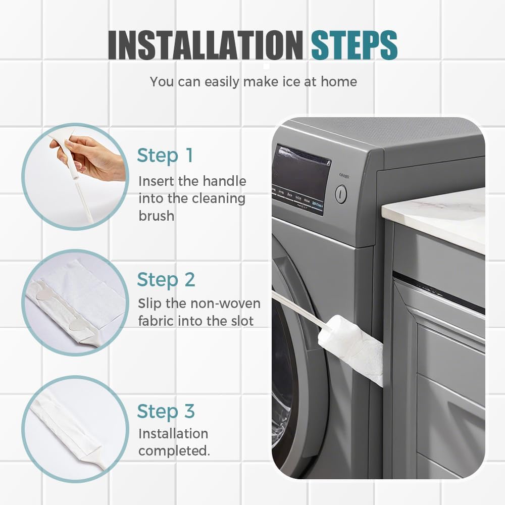 Retractable Gap Dust Cleaner, Bendable Microfiber Duster for Household Flat Duster for Under Appliances, Retractable Gap Dust Cleaning Artifact Extendable Dusters with Nonwoven Fabric (1, Blue)