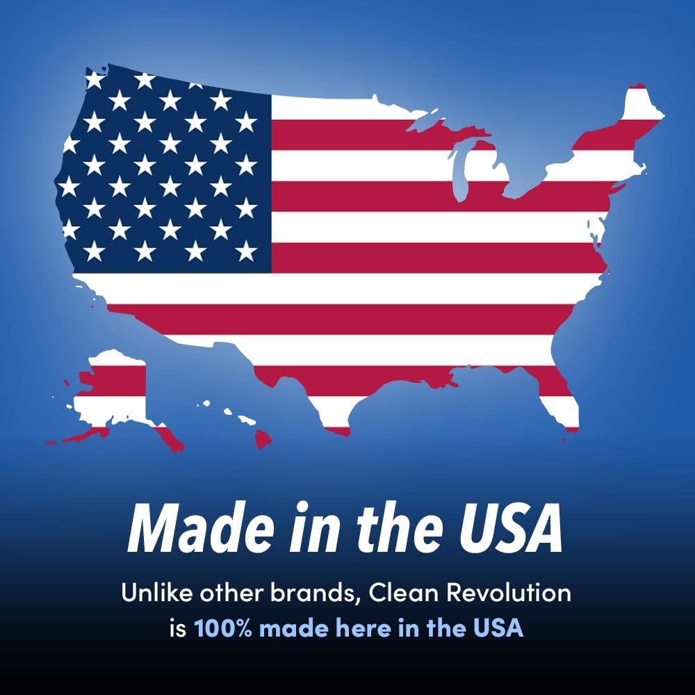 Clean Revolution Multi Surface Cleaner Refill Supply, Non-Toxic, Eco-Friendly & Plant-Based, Ready to Use, Dreamy Citrus, 128 Fl Oz (Pack of 4)