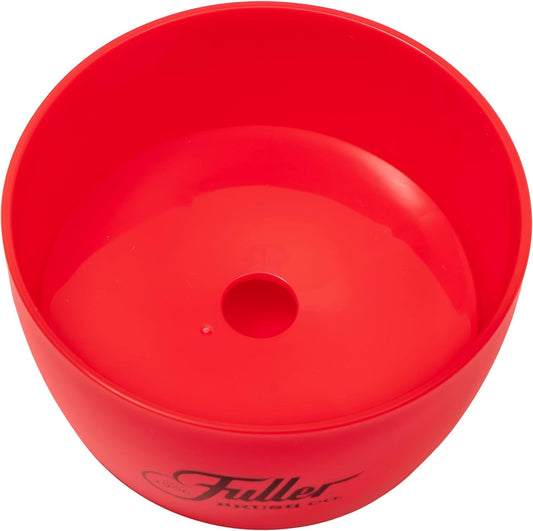 Fuller Brush Handy Holder with Drain Rack – Small Sink Caddy for Organizing Cleaning Sponges & Tools – Removable Drain Tray, Dishwasher Safe – Red