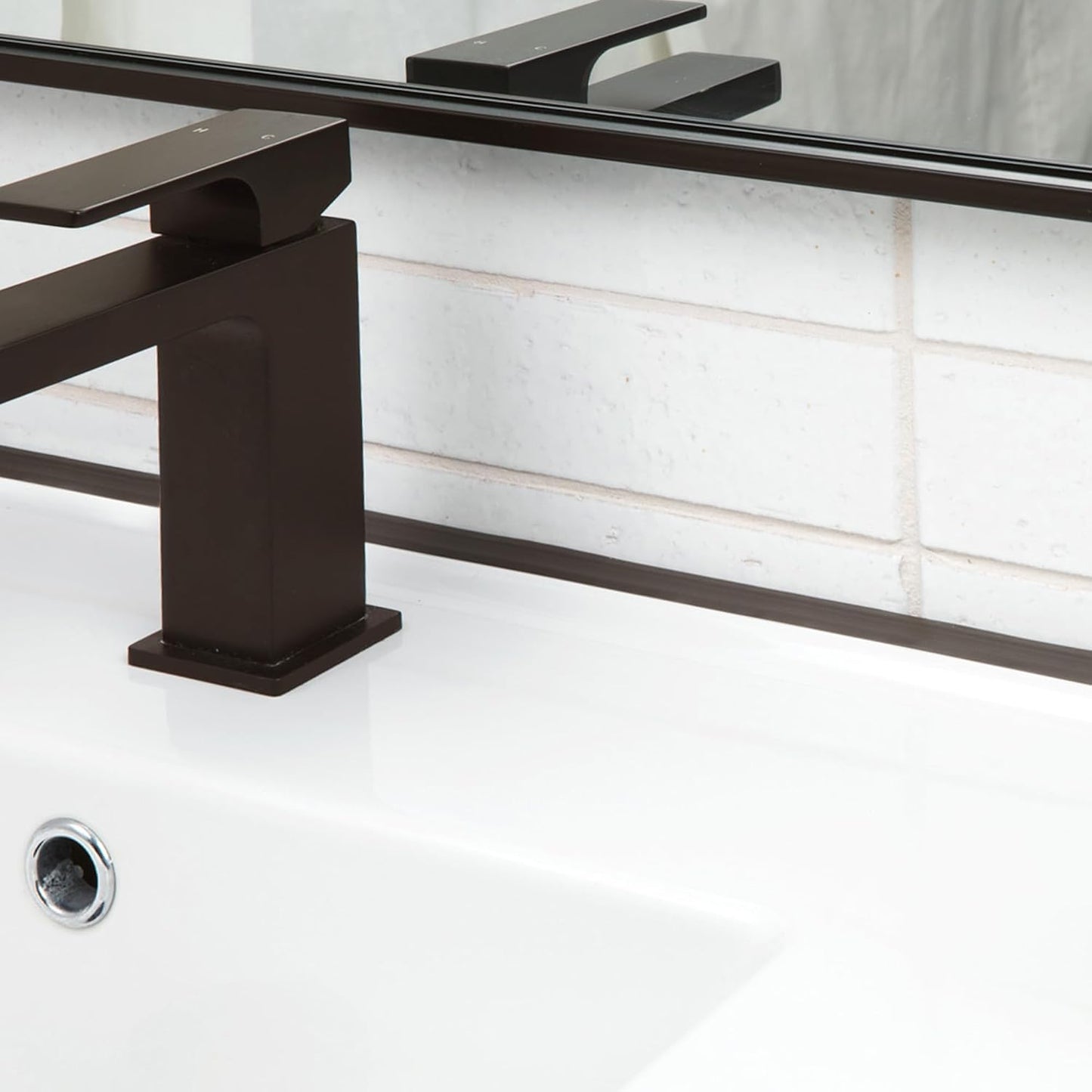 InstaTrim New & Improved Self-Adhesive Caulk Trim, 1/2" x 10', 2-Pack, Flexible, Water Resistant, Stain Resistant for Bathroom, Floors, Walls, DIY Project, Bronze