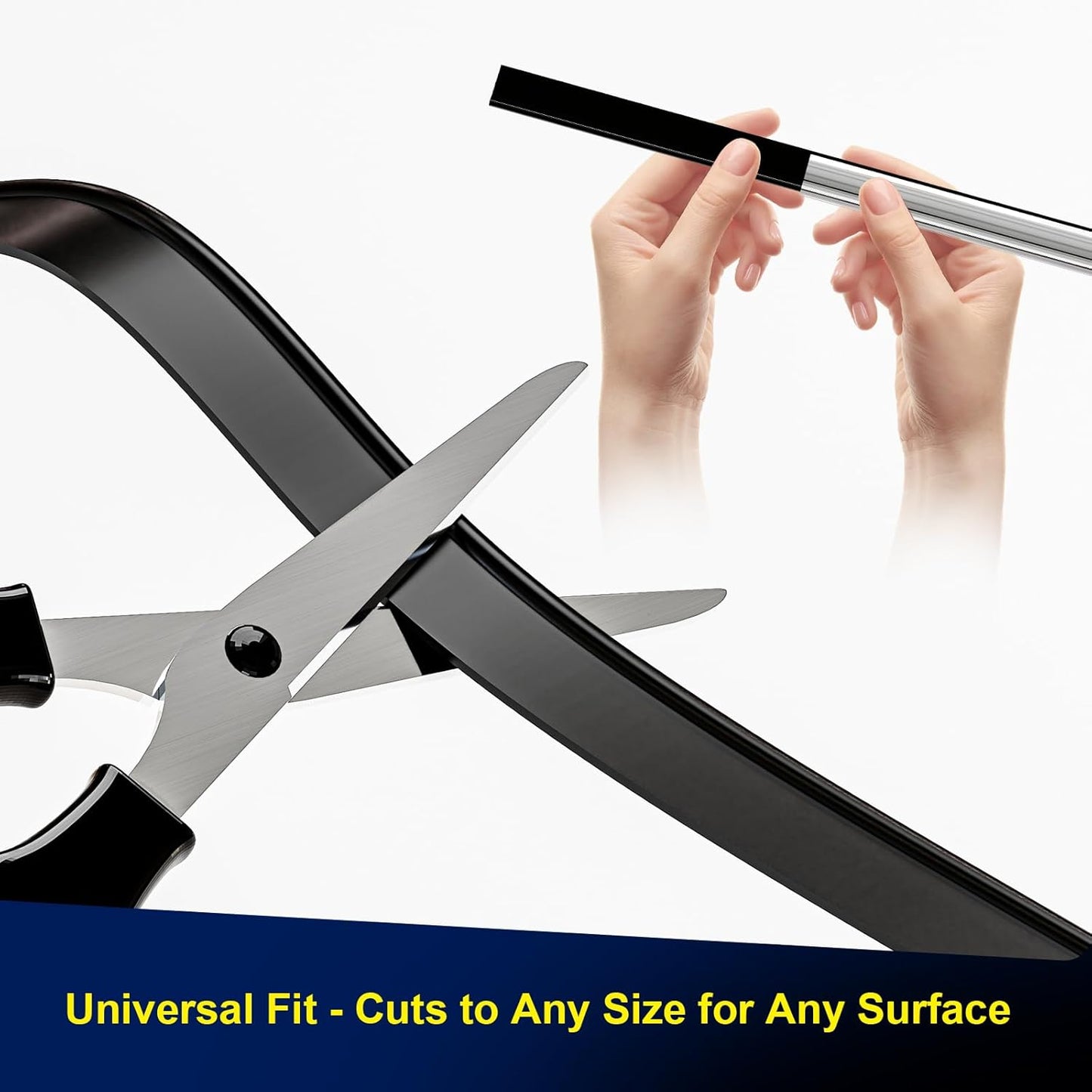 41-Inch High Elasticity Replacement Silicone Squeegee Strips, for Windows Glass Shower Door Cleaning, Durable and Easy to Install