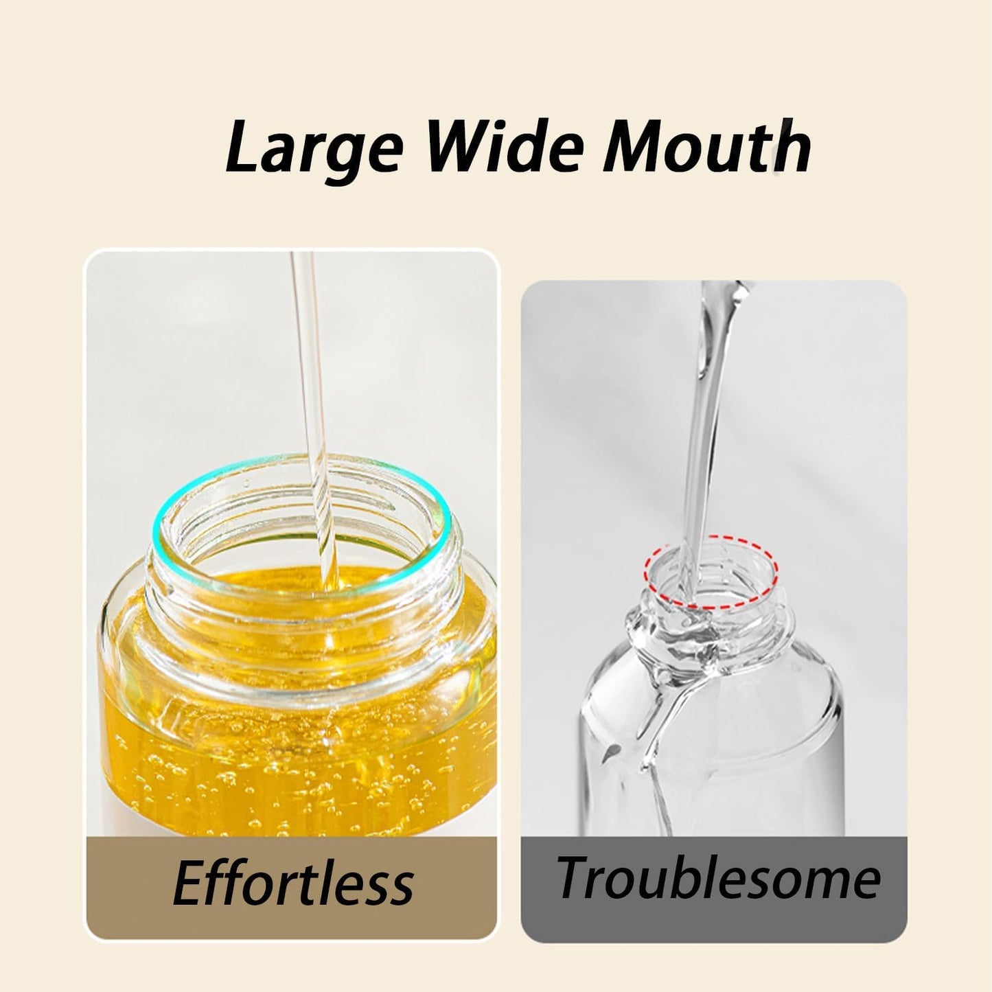 2 Pack Oil Dispenser for Kitchen, Auto Flip Non-Drip Design, Leak Proof, Oil Vinegar Dispenser Set, Glass Oil Bottle with 500ml Capacity, Warm Grey (2)