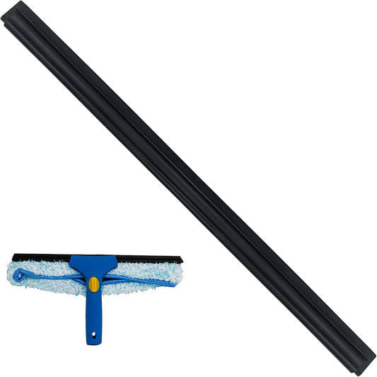 Kleen Handler Pack of 30 Professional 14” Window Washing Squeegee Blades, Replacement Blades for Squeegee Cleaning Tool, Squeegee Combo Blade Replacement (Pack of 30 Squeegee Blades)
