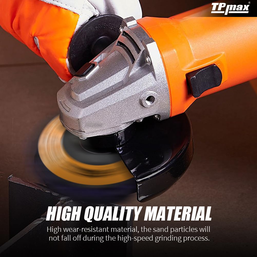 4 inch Stripping Discs Rust Remover Discs Remove Paint and Oxidation 5/8 inch Arbor Clean Discs Poly Strip Disc Angle Grinding Wheel - 5 Pack(Purple)