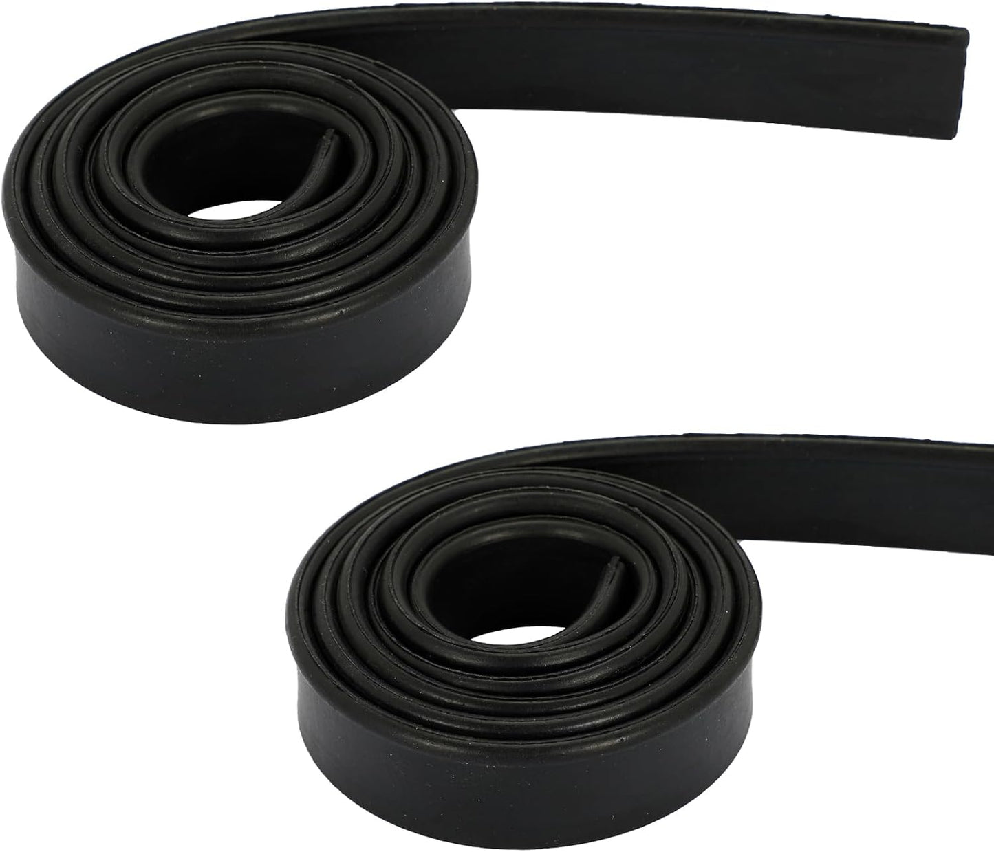 2 Rolls of 41 Inch Rubber Squeegee Replacement Blades for Window, Glass, and Shower Door Cleaning