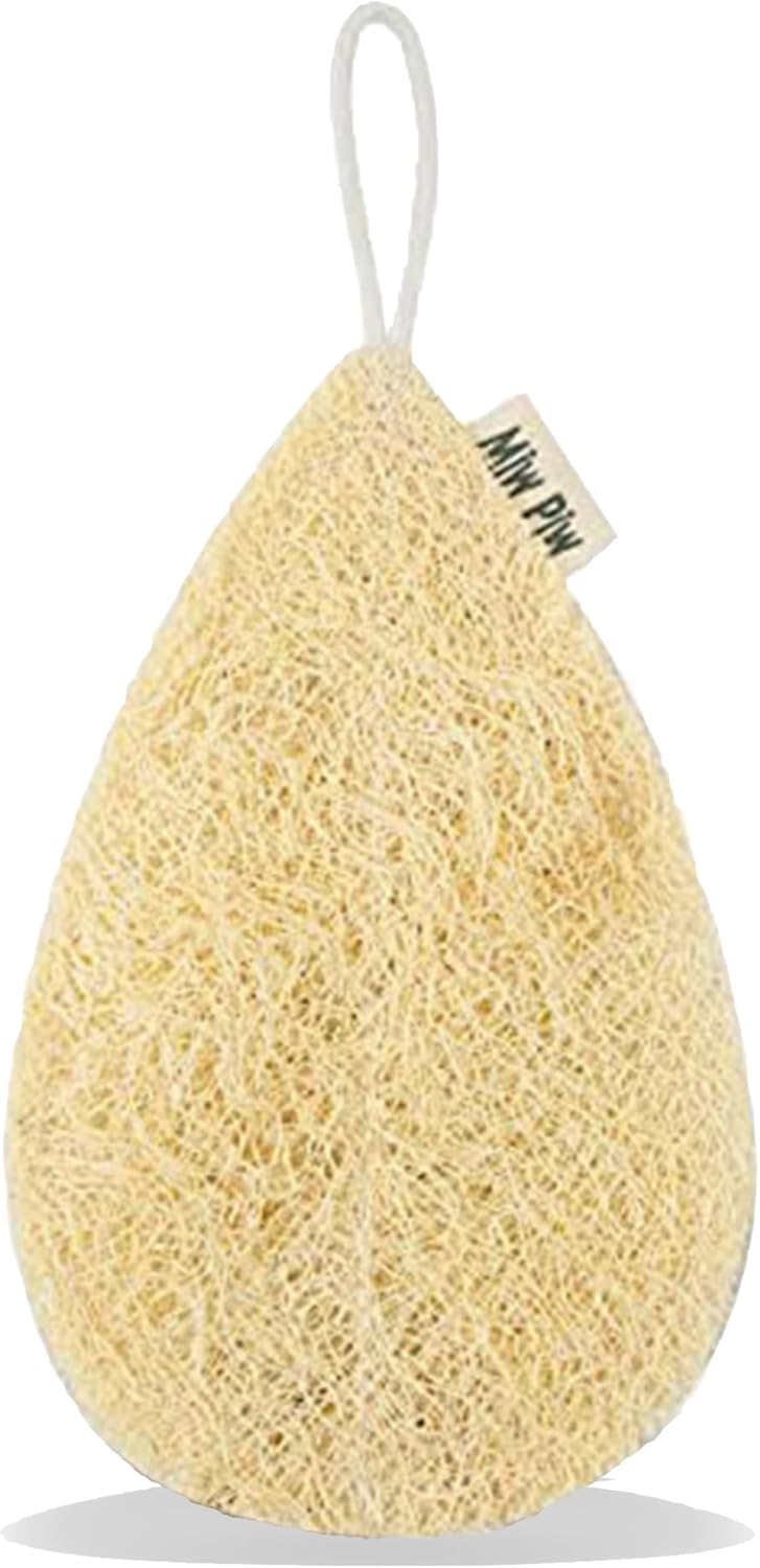Natural Loofah Dish Sponge (Pack 10) - Vegetable Scrubber for Kitchen - 100% Biodegradable Compostable Dishwashing Scouring Pad, Zero Waste Plastic Free Eco Friendly Sustainable