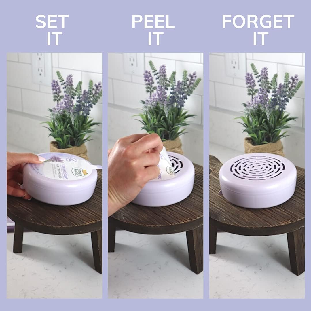 Citrus Magic Odor Absorbing Solid Air Freshener, Lavender Escape, 8 Ounce (Pack of 3)