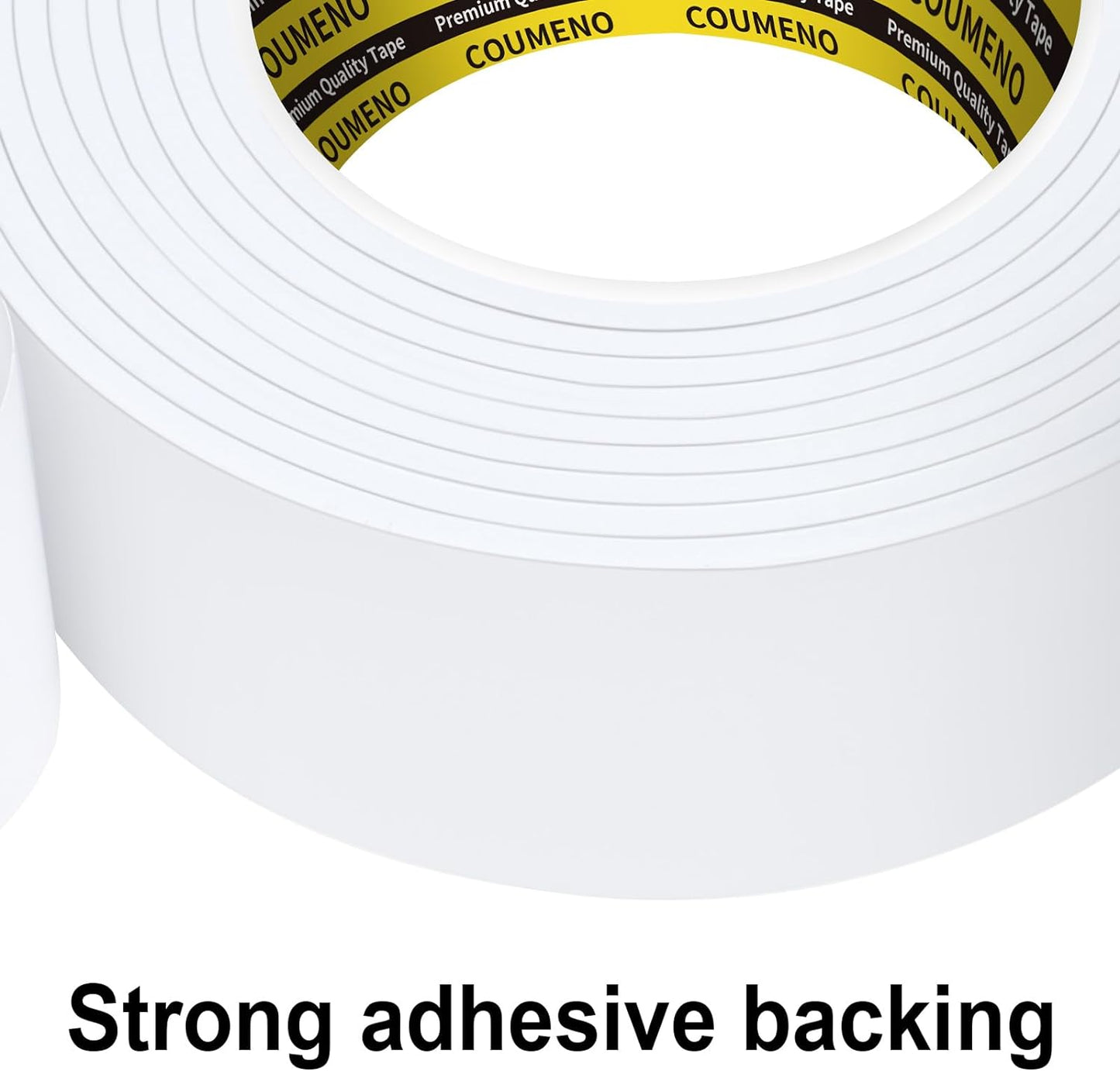 2 Pack EVA Single-Sided Adhesive Foam Tape 1.2inx9.84FT Single-Sided Sealing Strip Foam Pad Sponge Tape Window Weatherproof, Self-Adhesive Insulation Sealing Tape White