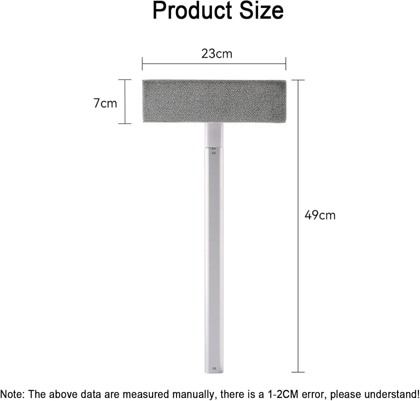 Window Screen Cleaner 2 in 1，mesh Screen Cleaner Brush Washing Equipment，Cleaning Tools for Porch Screens and Pet Hair Cleaner ，Wet and Dry Dual-Use Window Sill Cleaner Tool