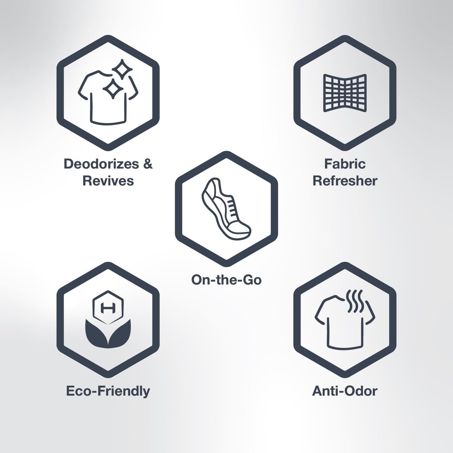 HEX Performance Deodorizing Spray, Unscented, 44oz (Pack of 2) - Awesome for Shoes, Gear, Activewear & Fabrics, Yoga Mats & Gym Equipment, Carpet, Pets, Odor Eliminator & Fabric Refresher Spray